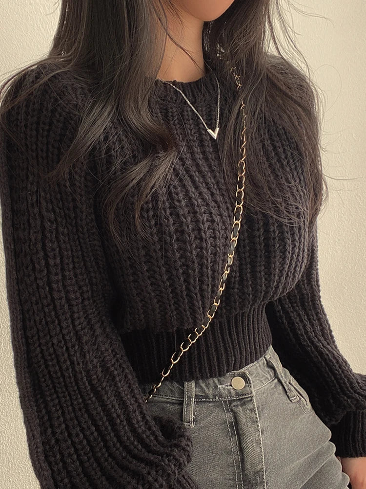 Dark Academia Vintage Sweater - Soft Warm