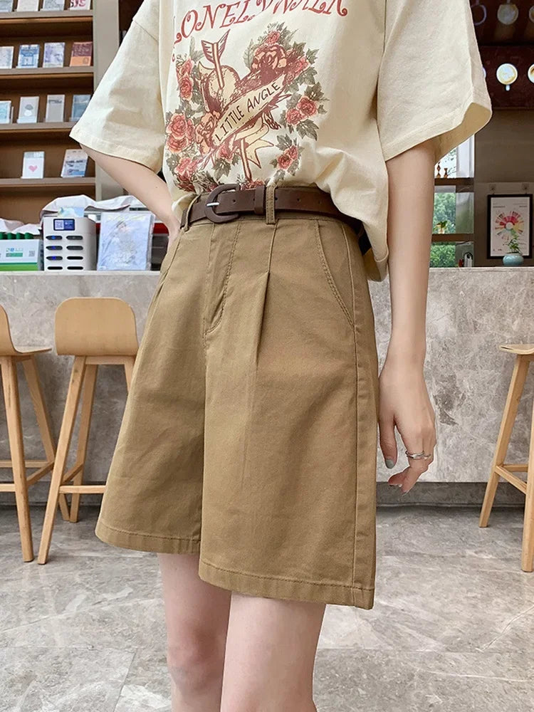 Dark Academia Black Bermuda Shorts - Suit Office