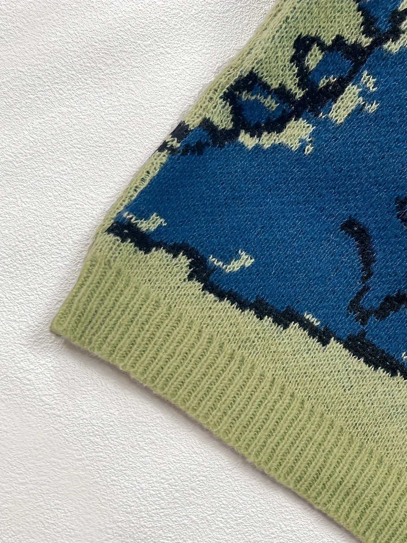 Dark Academia Dinosaur Pattern Sweater - Oversized