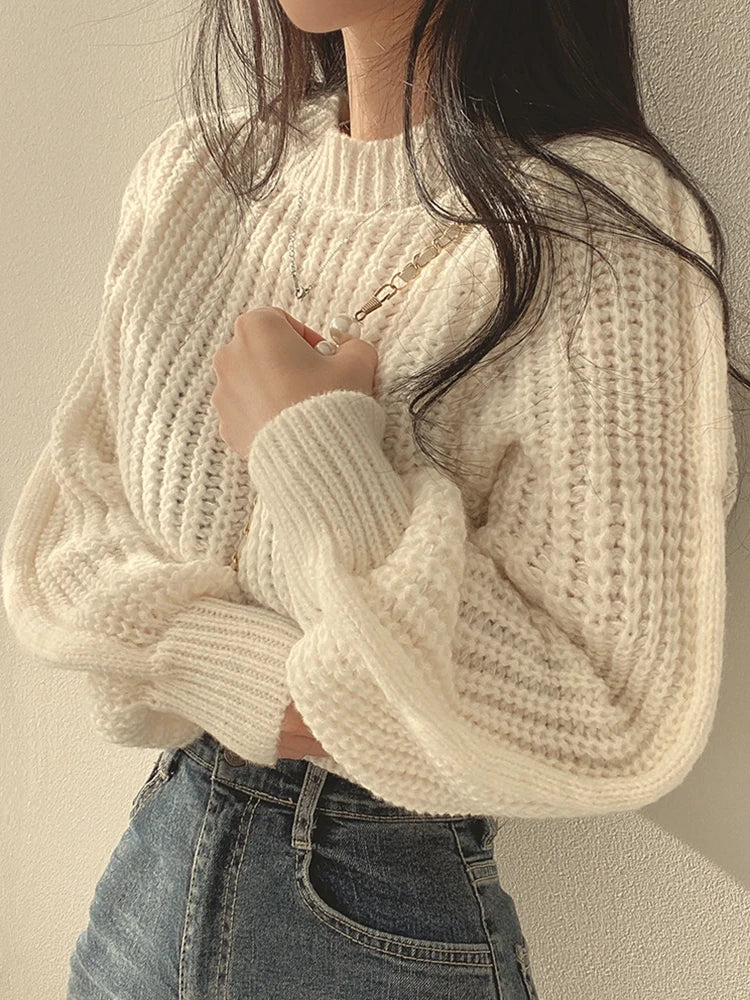 Dark Academia Vintage Sweater - Soft Warm