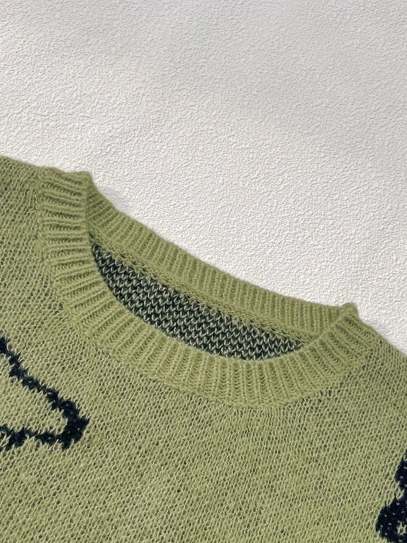 Dark Academia Dinosaur Pattern Sweater - Oversized