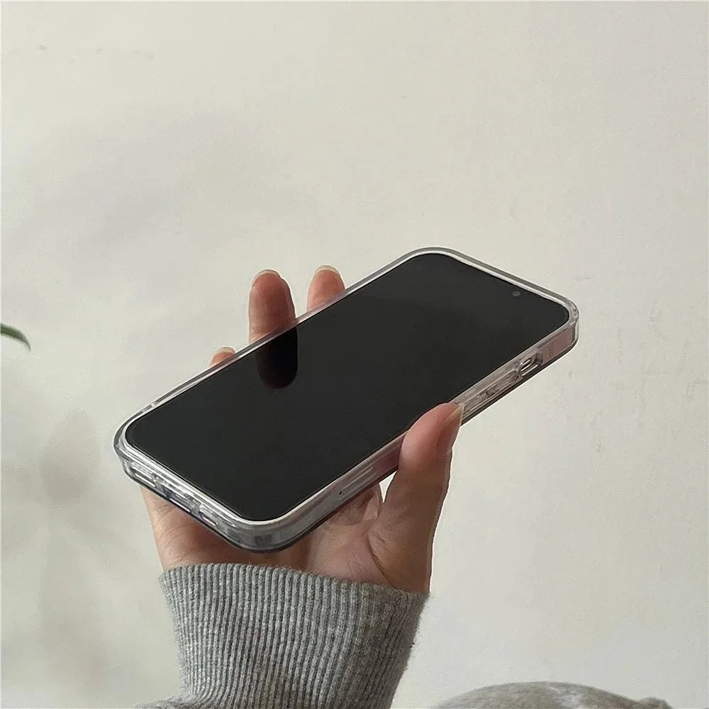 Dark Academia Plaid iPhone Case - Checkered Clear