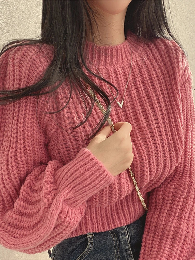 Dark Academia Vintage Sweater - Soft Warm