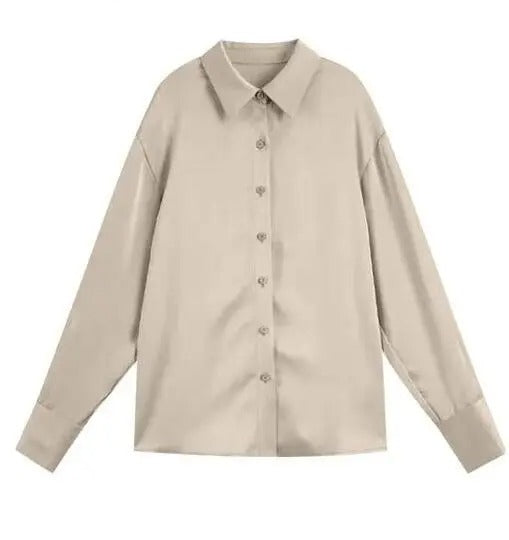 Dark Academia Two-Piece Chic Outfit - Button Shirt Dress