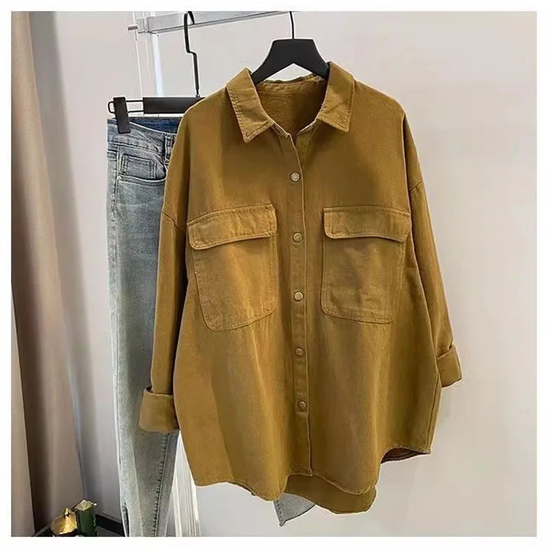 Dark Academia Coffee Shirt - Loose Long Sleeve