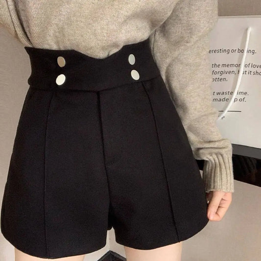 Dark Academia Preppy Autumn Shorts - Soft Retro