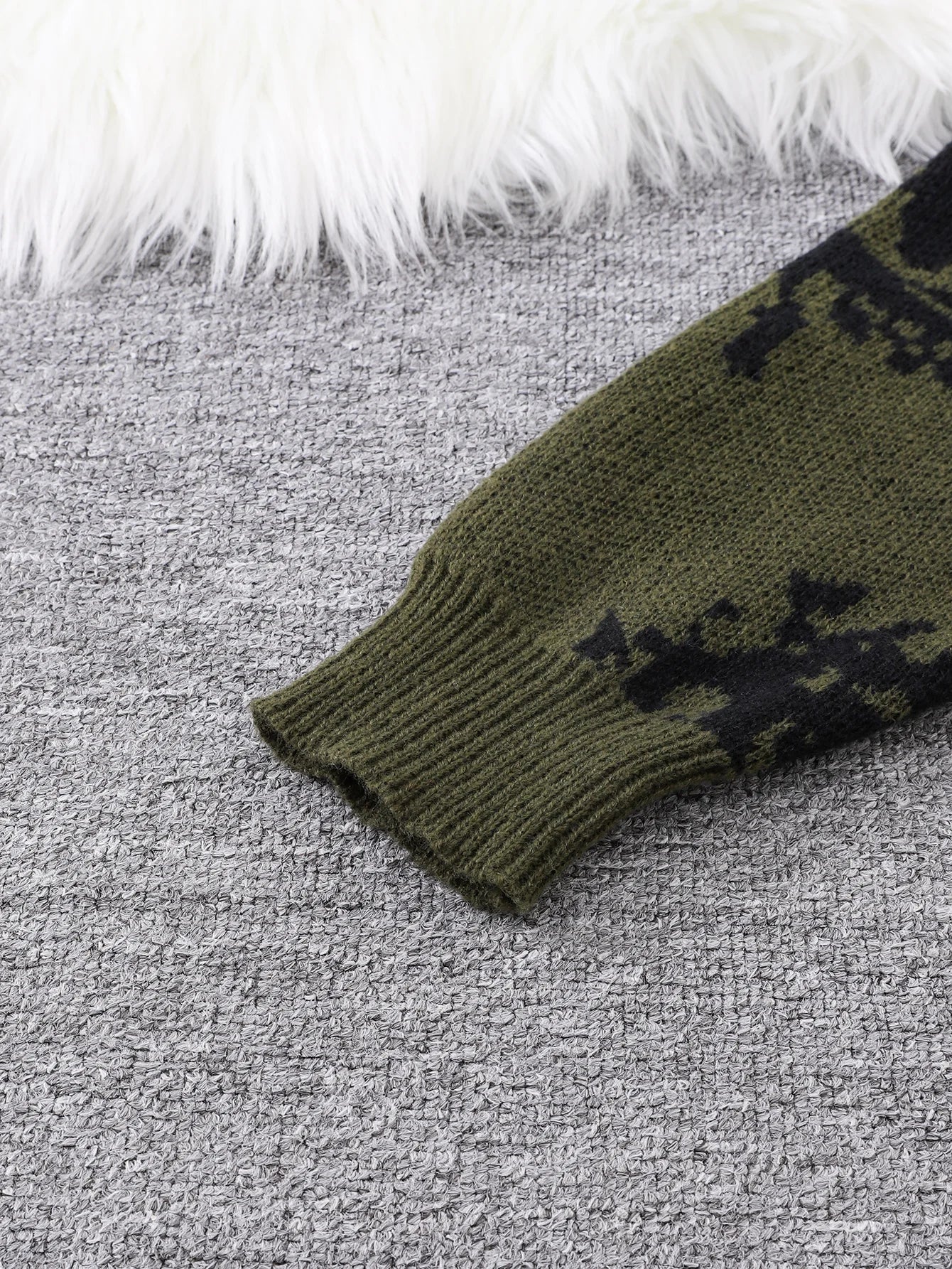 Dark Academia Abstract Eye Sweater - Round Neck