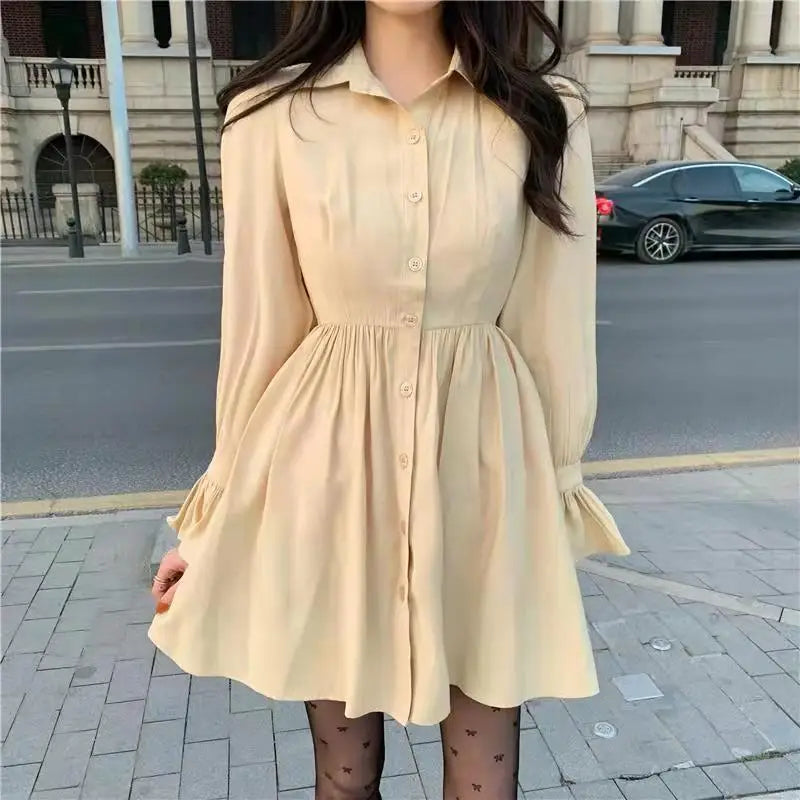 Dark Academia Vest Dress Set - Elegant Mini Outfit Style