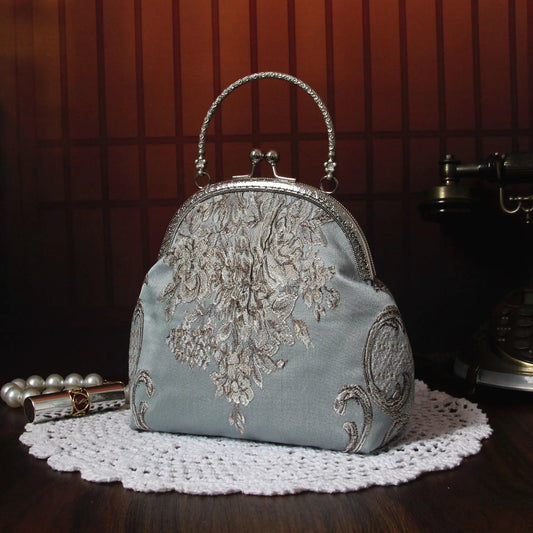 Dark Academia Metal Shell Bag - Palace Fringe